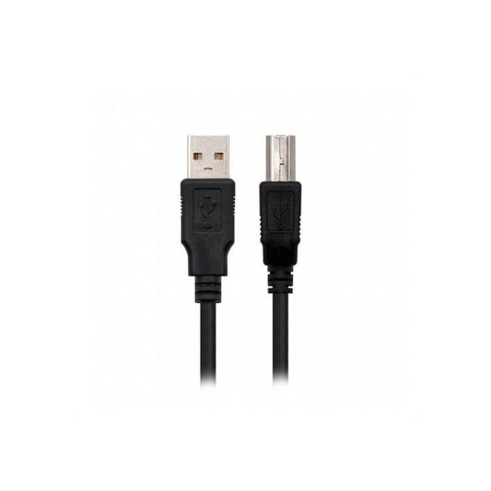 NANO CABLE Cable USB 2.0 A/M - B/M 1m Negro Impresora NANO CABLE Cable USB 2.0 A/M - B/M 1m Negro Impresora