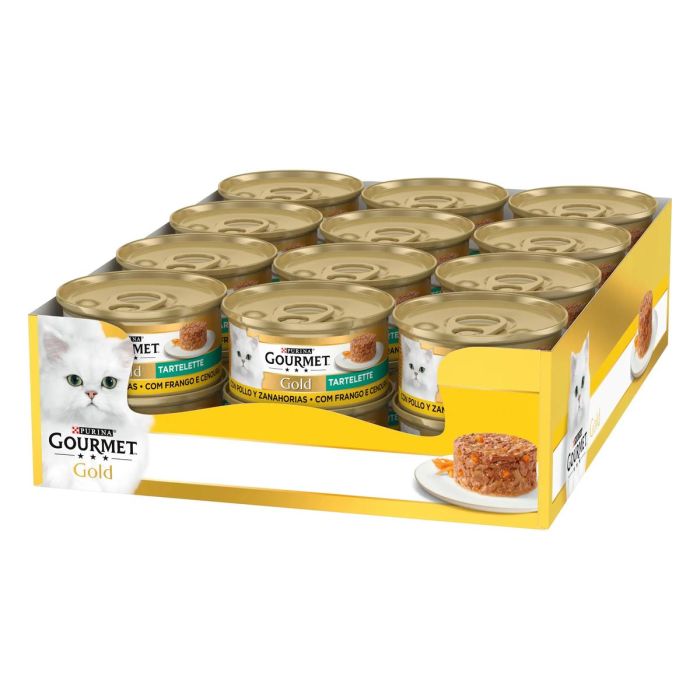 Purina Gourmet Gold Single Tartallette Pollo Zanahoria 24x85 gr