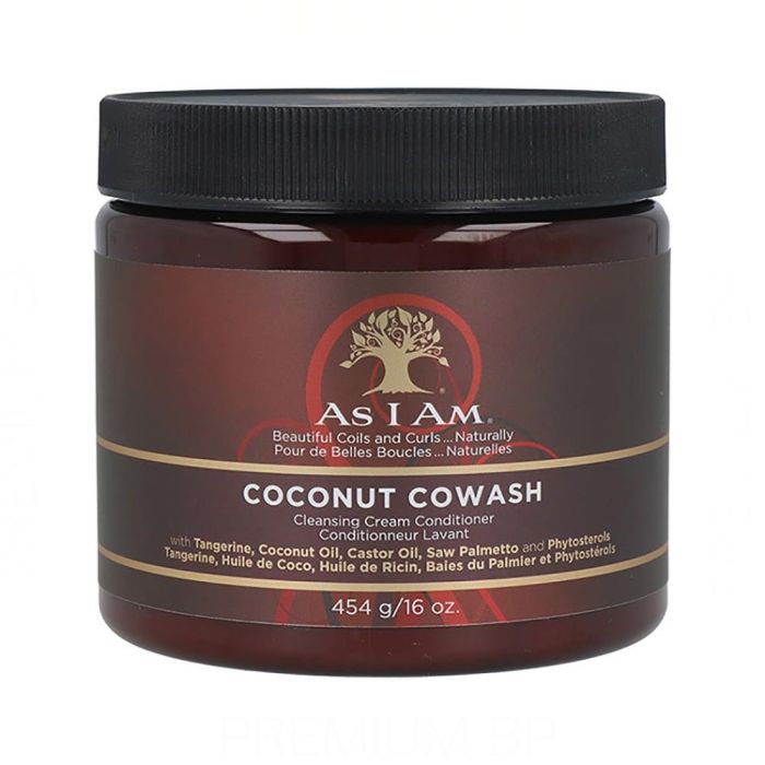 As I Am Acondicionador con aclarado Cowash 454G/16Oz As I Am Acondicionador con aclarado Cowash 454G/16Oz