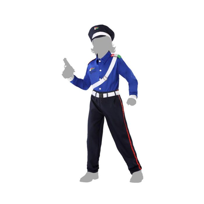 Disfraz Policía Niño Infantil Azul 7-9 Años