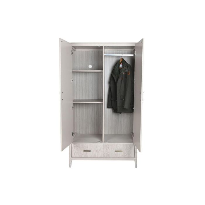 Armario Tradicional DKD Home Decor Gris Claro 60 x 195 x 110 cm 8 Armario Tradicional DKD Home Decor Gris Claro 60 x 195 x 110 cm 8
