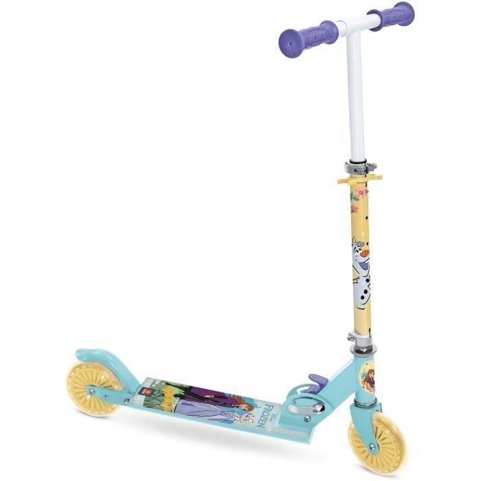 Mondo Scooter plegable de 2 ruedas Disney La Reina de la Nieve - Manillar ajustable, peso máx 50 Kg, para niña a partir de 3 años 2
