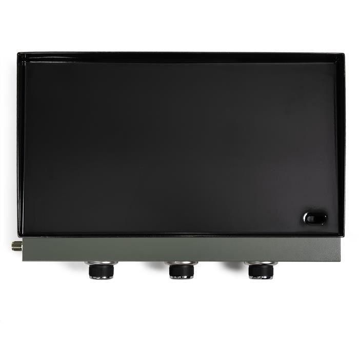 Livoo DOC324 Plancha de gas de 3 quemadores con acabado en Verde y Negro 4