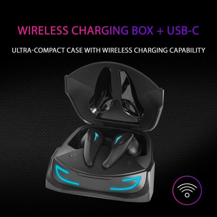 Mars Gaming MHI-Ultra Auriculares Inalámbricos TWS Bluetooth 5.3, ANC+ENC, Batería 24h, Carga Inalámbrica, RGB Flow, IPX4, Negros 7 Mars Gaming MHI-Ultra Auriculares Inalámbricos TWS Bluetooth 5.3, ANC+ENC, Batería 24h, Carga Inalámbrica, RGB Flow, IPX4, Negros 7