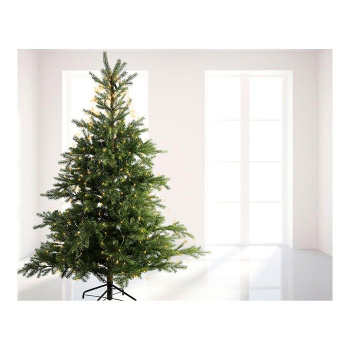 Lumineo Guirnalda Micro LED Fija 640 LEDs, Luz Cálida, Exterior IP44, para Árbol, 32 Tiras de 1,9m, Largo Total 6,9m 3