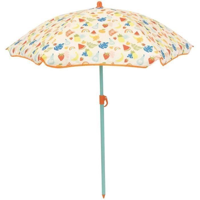 FUN HOUSE Mesa de picnic infantil de pino con sombrilla Fruity's - Multicolor/Naranja 1 FUN HOUSE Mesa de picnic infantil de pino con sombrilla Fruity's - Multicolor/Naranja 1