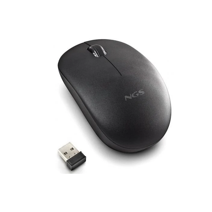 NGS Ratón FOGPROBLACK Óptico Inalámbrico Silencioso 1000 DPI Negro 2