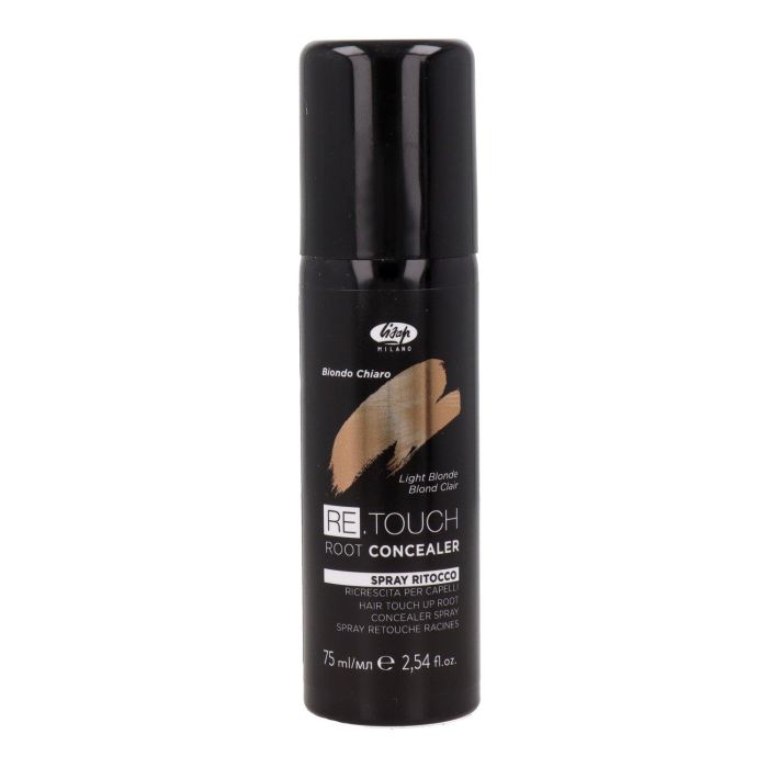 Lisap Re.touch Color Rubio Claro Spray 75 ml - Spray de coloración instantánea