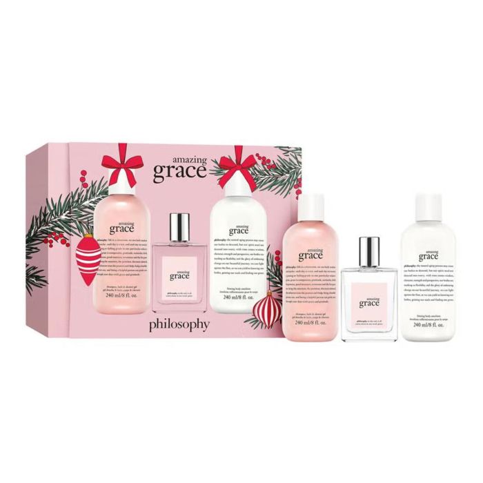 Philosophy Amazing Grace Emulsión 30ml + Gel de Baño 30ml con Estuche para Mujer