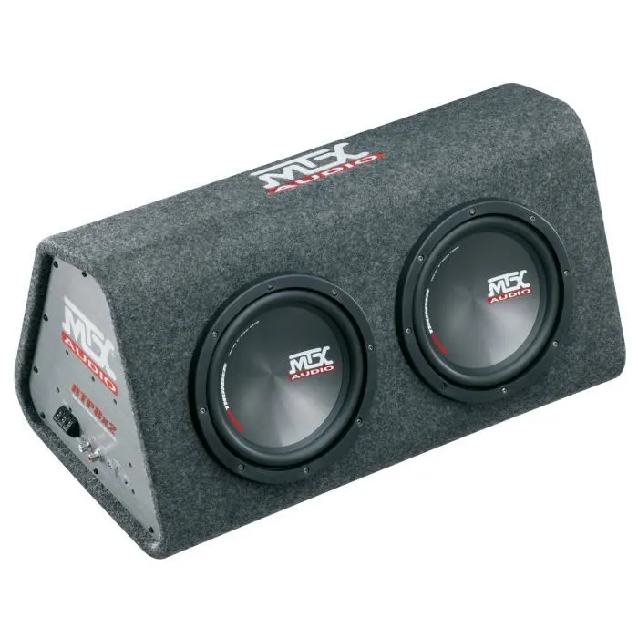 MTX AUDIO MTX0715442560080 Subwoofer Reflex Activo con Doble Woofer de 20 cm y Amplificador Clase D 240 Wrms 2