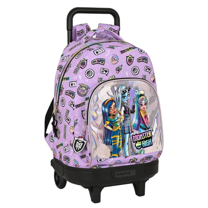 Mochila Safta Con Ruedas Compact Extraible Monster High Best Boots 450x330x220 mm 1 Mochila Safta Con Ruedas Compact Extraible Monster High Best Boots 450x330x220 mm 1