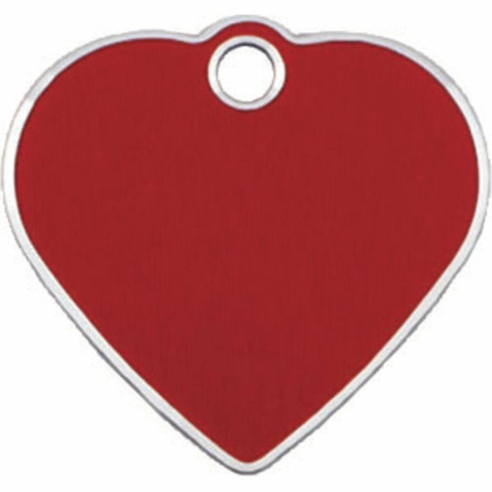 Placa identificativa Imarc Heart Rojo 1