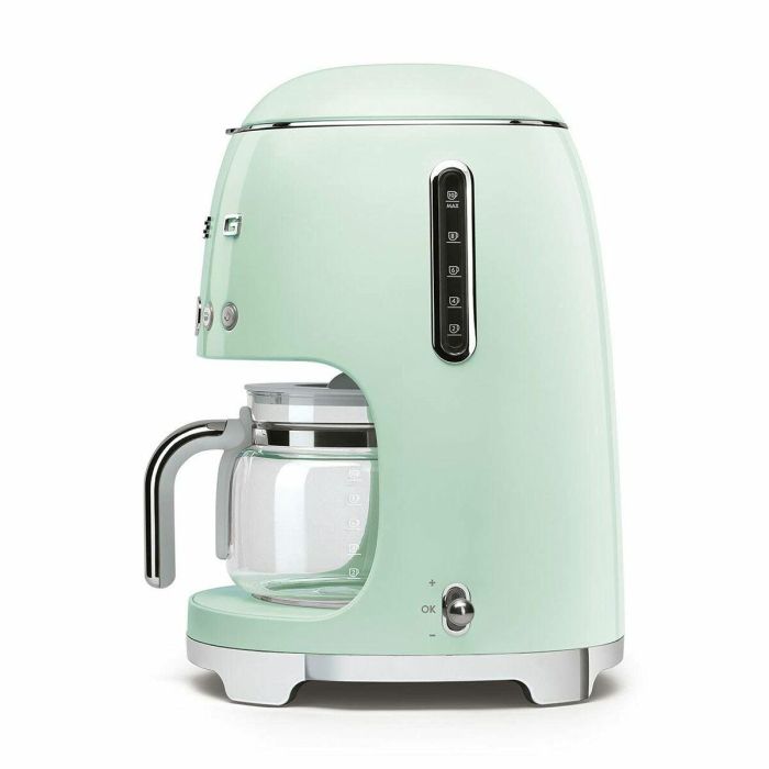 Cafetera de Goteo Smeg Retro 1050 W Verde 10 Tazas 4 Cafetera de Goteo Smeg Retro 1050 W Verde 10 Tazas 4