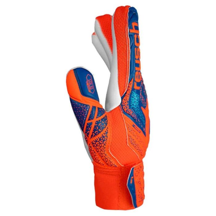 Guantes de Portero Reusch Attrakt Starter Azul Naranja 2 Guantes de Portero Reusch Attrakt Starter Azul Naranja 2