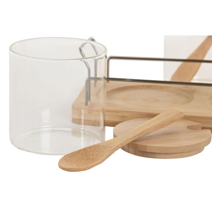 Azucarero Basicos DKD Home Decor Natural 10.5 x 10 x 21.5 cm Set de 2 2 Azucarero Basicos DKD Home Decor Natural 10.5 x 10 x 21.5 cm Set de 2 2