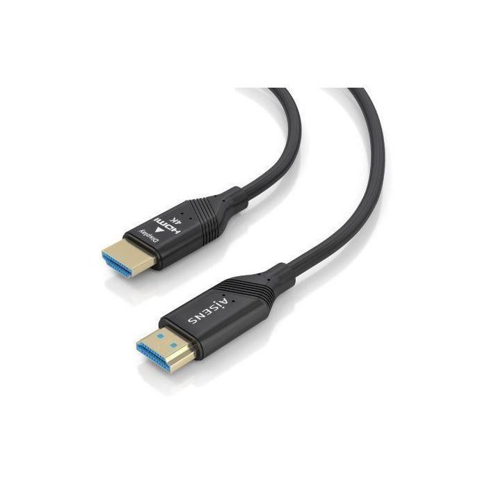 AISENS - CABLE HDMI V2.0 AOC PREMIUM ALTA VELOCIDAD / HEC 4K@60HZ 18GBPS, A/M-A/M, NEGRO, 10M