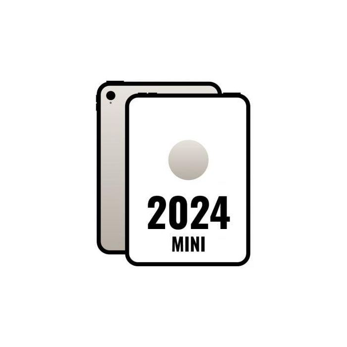 Apple iPad Mini 7ª Gen (2024) WiFi 128GB Blanco Estrella MXN83TY/A - Pantalla 8.3" con Chip A17 Pro