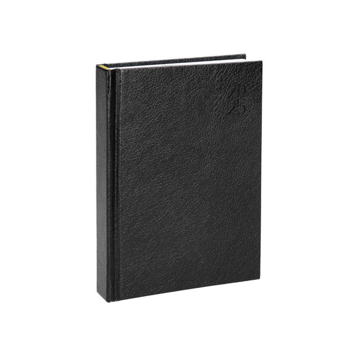 Agenda Encuadernada Liderpapel Corfu A5 2025 Semana Vista Negro Papel 60 gr 4