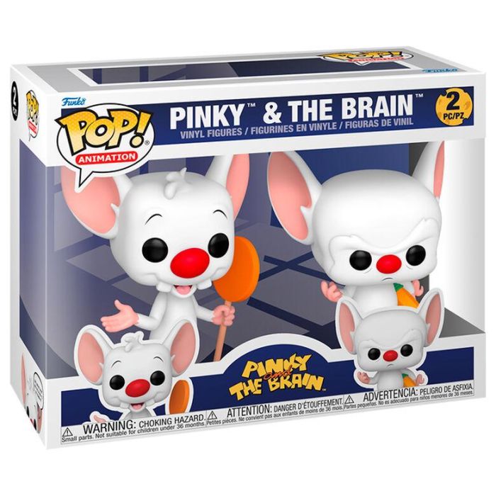 Blister 2 figuras POP Pinky & The Brain 1