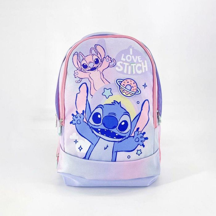 Cerdá Mochila Escolar Stitch 41 cm de alto, Color Lila, para Niños +3 años, Medidas 31x14x41 cm 7 Cerdá Mochila Escolar Stitch 41 cm de alto, Color Lila, para Niños +3 años, Medidas 31x14x41 cm 7