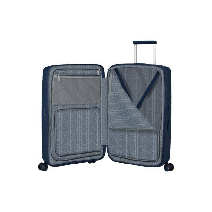 Maleta Mediana American Tourister FastForward Spinner Expansible 68cm/ 68x46x30cm/ 4 Ruedas/ Azul Marino 2 Maleta Mediana American Tourister FastForward Spinner Expansible 68cm/ 68x46x30cm/ 4 Ruedas/ Azul Marino 2