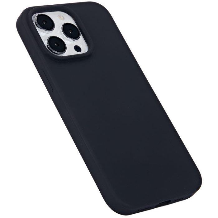 eSTUFF INFINITE ROME Funda de silicona magnética para iPhone 15 Pro Max - Negra - 81% material reciclado 1