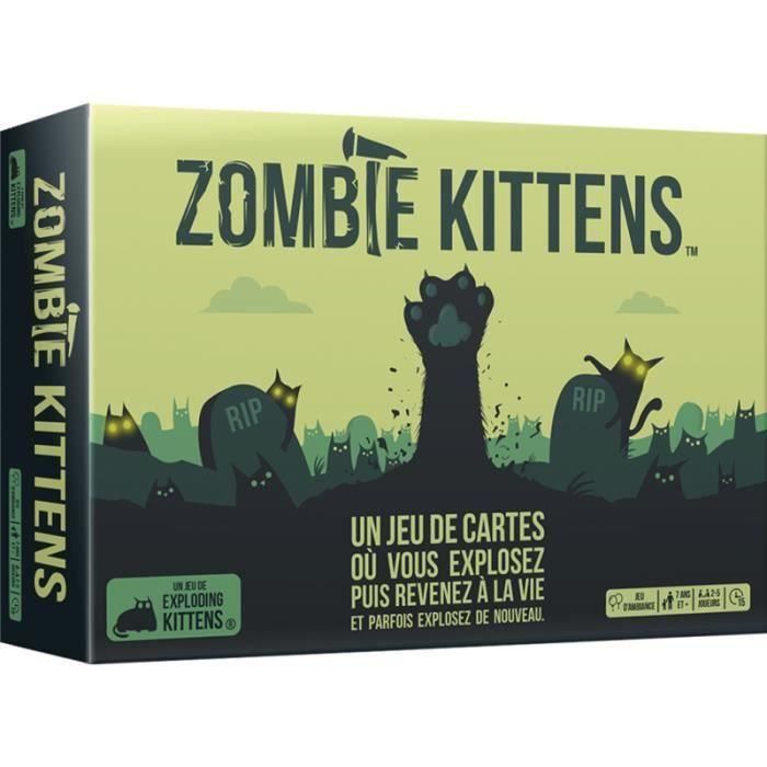 Asmodee ACD1695875471614 Gatitos Explosivos: Gatitos Zombies