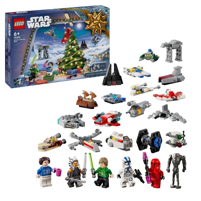 LEGO Star Wars 75395 Calendario de Adviento 2024 - Set de construcción Idea de regalo de Navidad