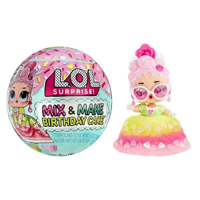Bola l.o.l. surprise muñeca mix & make cake. haz tu propio vestido de tarta para tu l.o.l 9 cm - modelos surtidos Bola l.o.l. surprise muñeca mix & make cake. haz tu propio vestido de tarta para tu l.o.l 9 cm - modelos surtidos
