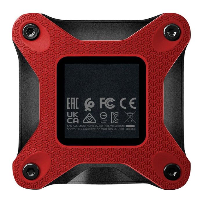 ADATA SD620 SSD Externo 1 TB Rojo USB 3.2 Gen 2 (10 Gbit/s) 4