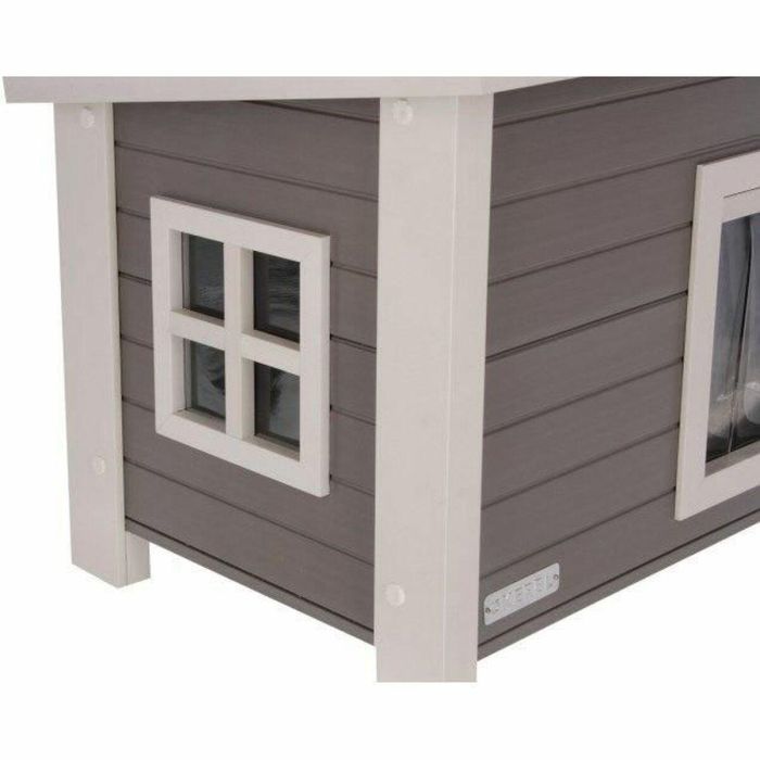 Kerbl KER4018653995341 Casa para Gatos ECO Eli Gris y Blanco – Medidas 57 x 45 x 43 cm 4 Kerbl KER4018653995341 Casa para Gatos ECO Eli Gris y Blanco – Medidas 57 x 45 x 43 cm 4