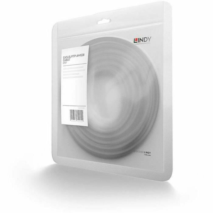 Cable RJ45 Categoría 6 FTP Rígido LINDY 47343-LND Gris 1,5 m 0 Cable RJ45 Categoría 6 FTP Rígido LINDY 47343-LND Gris 1,5 m 0