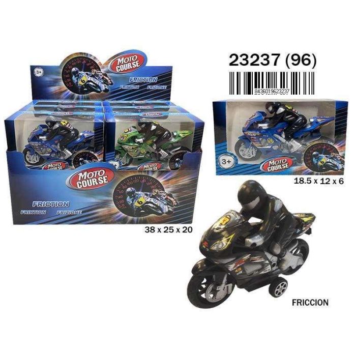 Moto carreras friccion 38x25x20 cm - modelos surtidos 1