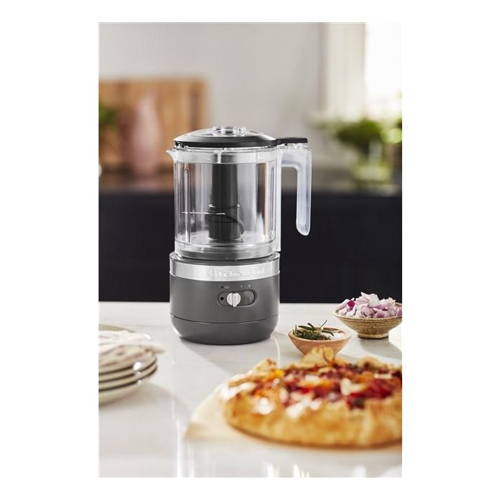 Kitchenaid 5KFCB519 EDG Picadora de Alimentos Inalámbrica Gris Marengo con Batería de 12V y Bol de 1.18L 10 Kitchenaid 5KFCB519 EDG Picadora de Alimentos Inalámbrica Gris Marengo con Batería de 12V y Bol de 1.18L 10