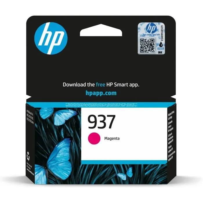 HP Cartucho de Tinta Magenta 937 Officejet Pro 9110B, 9120, 9120B, 9130, 9130B, 9700, 9722, 9730E, 9700E Series - 800 páginas HP Cartucho de Tinta Magenta 937 Officejet Pro 9110B, 9120, 9120B, 9130, 9130B, 9700, 9722, 9730E, 9700E Series - 800 páginas