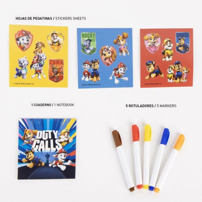 Cerdá Mochila DIY Set para Personalizar Paw Patrol, Azul, 30x38x14 cm, para Niños a partir de 3 años 6 Cerdá Mochila DIY Set para Personalizar Paw Patrol, Azul, 30x38x14 cm, para Niños a partir de 3 años 6