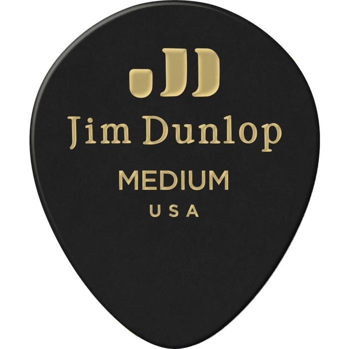 Pack 12 Púas Genuine Celluloid Teardrop Negra - Medium 3