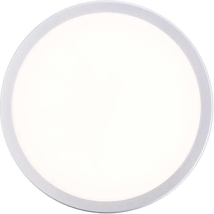 Luz de techo exterior Devora Color plateado LED integrado 2