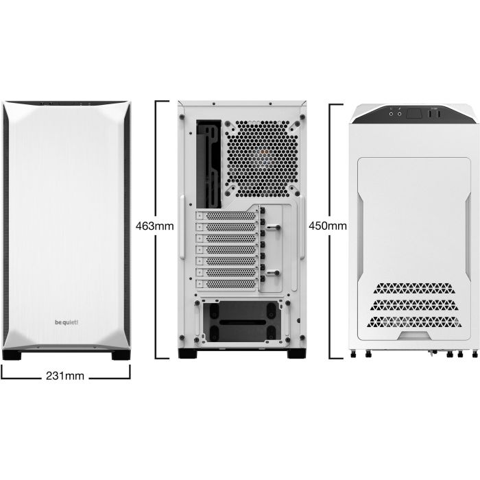 be quiet! BGW35 Carcasa PC Midi Tower con Ventana de Vidrio Templado y Filtro Antipolvo Blanco, ATX, Micro-ATX, Mini-ITX 1 be quiet! BGW35 Carcasa PC Midi Tower con Ventana de Vidrio Templado y Filtro Antipolvo Blanco, ATX, Micro-ATX, Mini-ITX 1