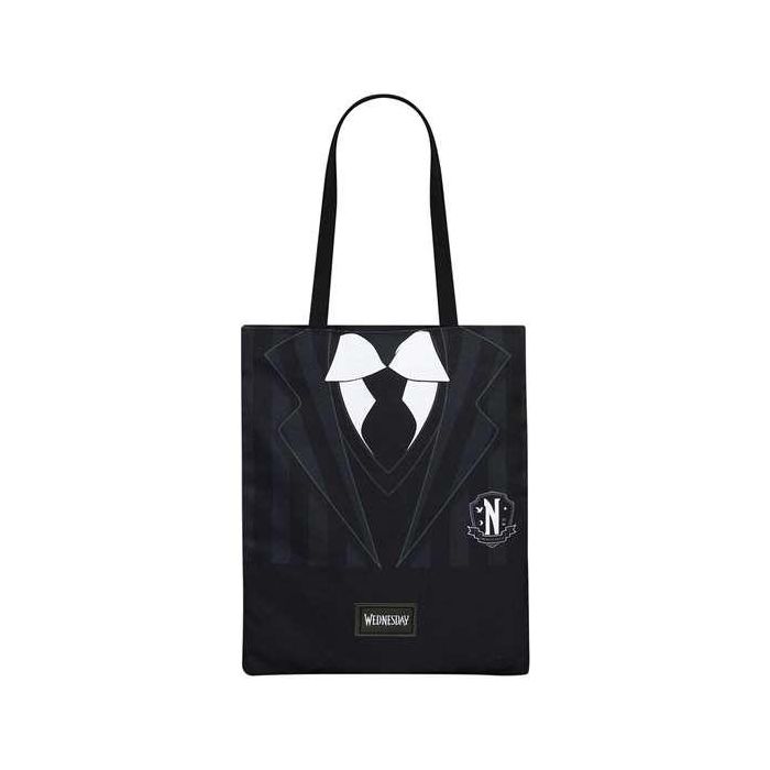 Karactermania Bolsa de la Compra Shopping Miércoles Uniform Algodón 40 x 34 x 1 cm 1 Karactermania Bolsa de la Compra Shopping Miércoles Uniform Algodón 40 x 34 x 1 cm 1