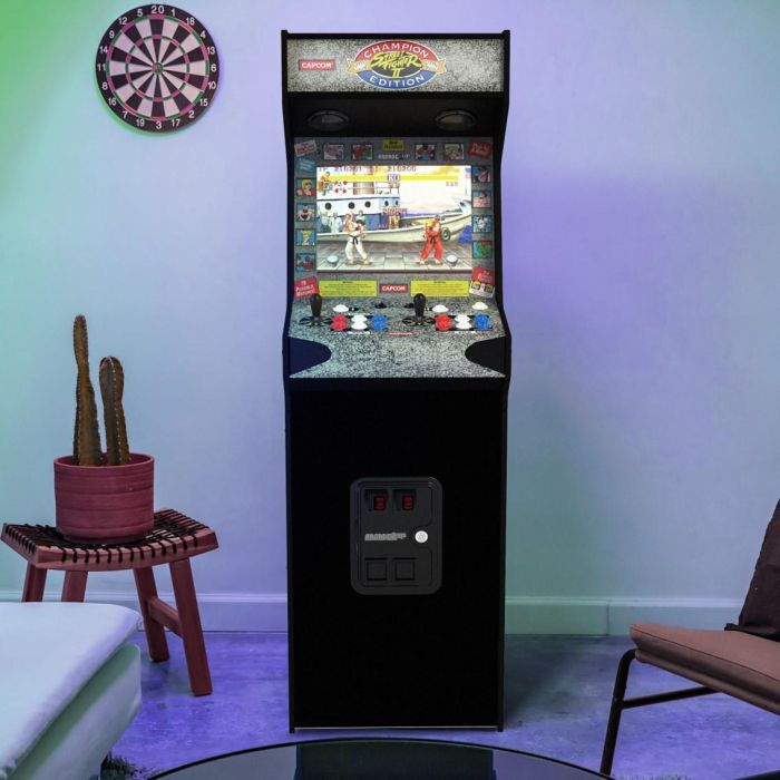 Arcade1Up HS-5 Máquina Arcade Street Fighter II Deluxe Wi-Fi, 14 Juegos Capcom, Multijugador Online, Monitor 17", 5+ pies 4 Arcade1Up HS-5 Máquina Arcade Street Fighter II Deluxe Wi-Fi, 14 Juegos Capcom, Multijugador Online, Monitor 17", 5+ pies 4