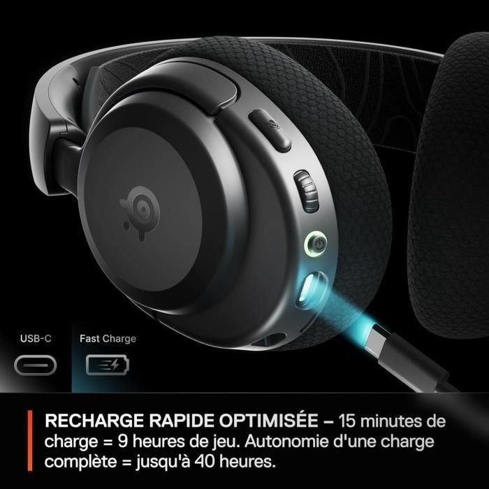 SteelSeries AAATQ03452 Auriculares Inalámbricos Gaming Arctis Nova 3XW Xbox, 2.4 GHz, 40h Batería 5