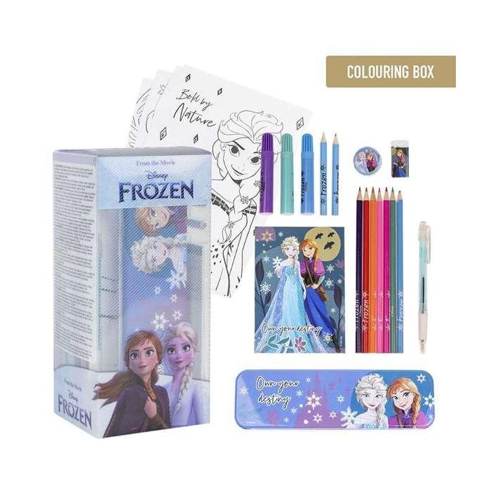 Set papelería coloreable frozen 4