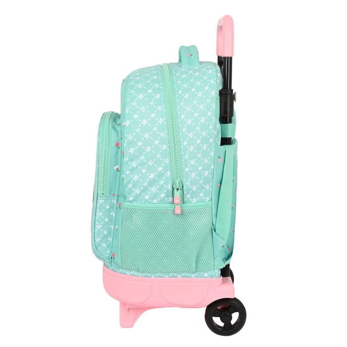 Mochila Escolar con Ruedas Glow Lab Pepa Verde 33 X 45 X 22 cm 1