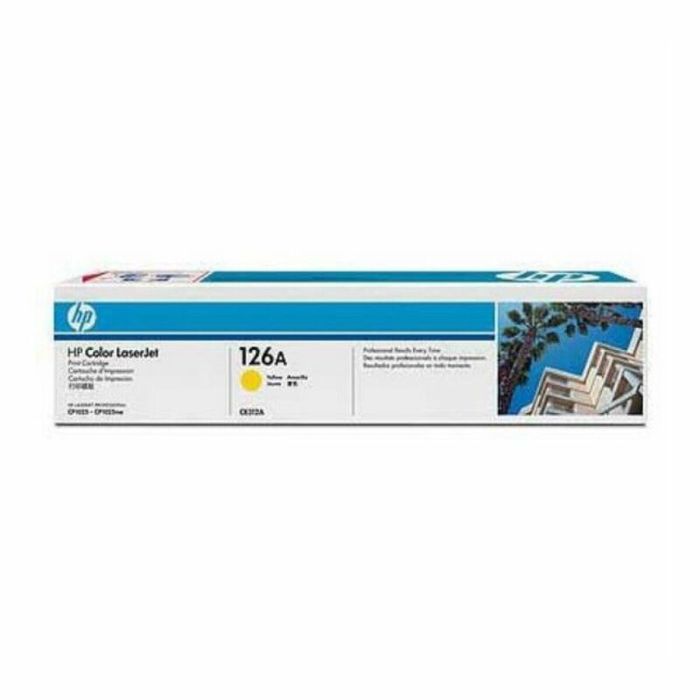 Tóner Original HP T126A Amarillo Tóner Original HP T126A Amarillo