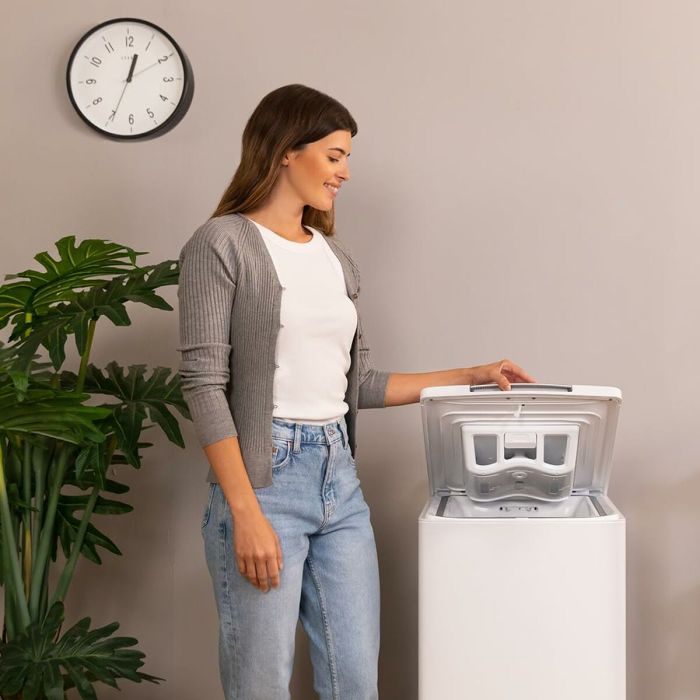 Lavadora Cecotec Bolero DressCode Top Max 80 Inverter A 1300 rpm 8 kg 7