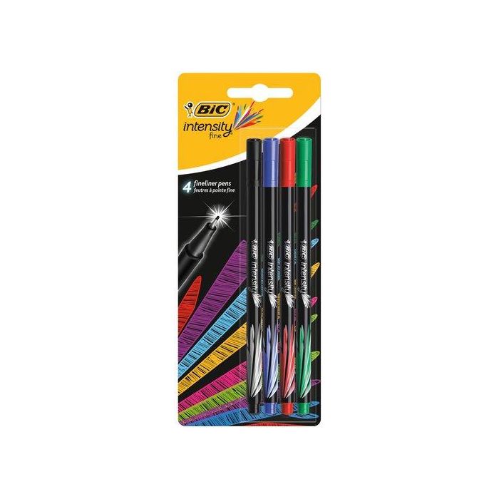 Rotulador Bic Intensity 4 Colores Surtidos