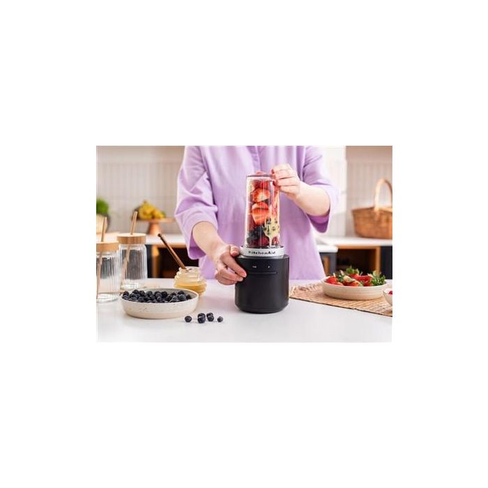 Kitchenaid 5KSBR200BM Batidora Compacta Inalámbrica Sin Batería Go, Negro Mate 9