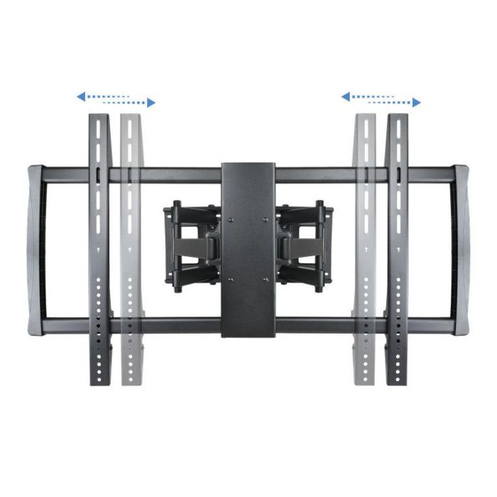 Tooq Soporte de Pared TV LP75100TN-B Giratorio, Inclinable, Nivelable para Pantallas de 60-100" hasta 80kg Negro 5