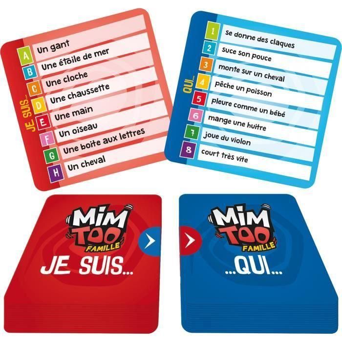 Asmodee ASM3760052143656 Mimtoo: Family Juego de cartas e imaginación – A partir de 6 años 3 Asmodee ASM3760052143656 Mimtoo: Family Juego de cartas e imaginación – A partir de 6 años 3